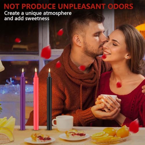 KISEER 3-Pack Low Temperature Romantic Candles for Couples