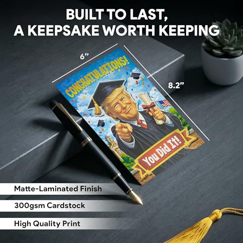 Funny Donald Trump Talking Graduation Card 2026 with Voice
