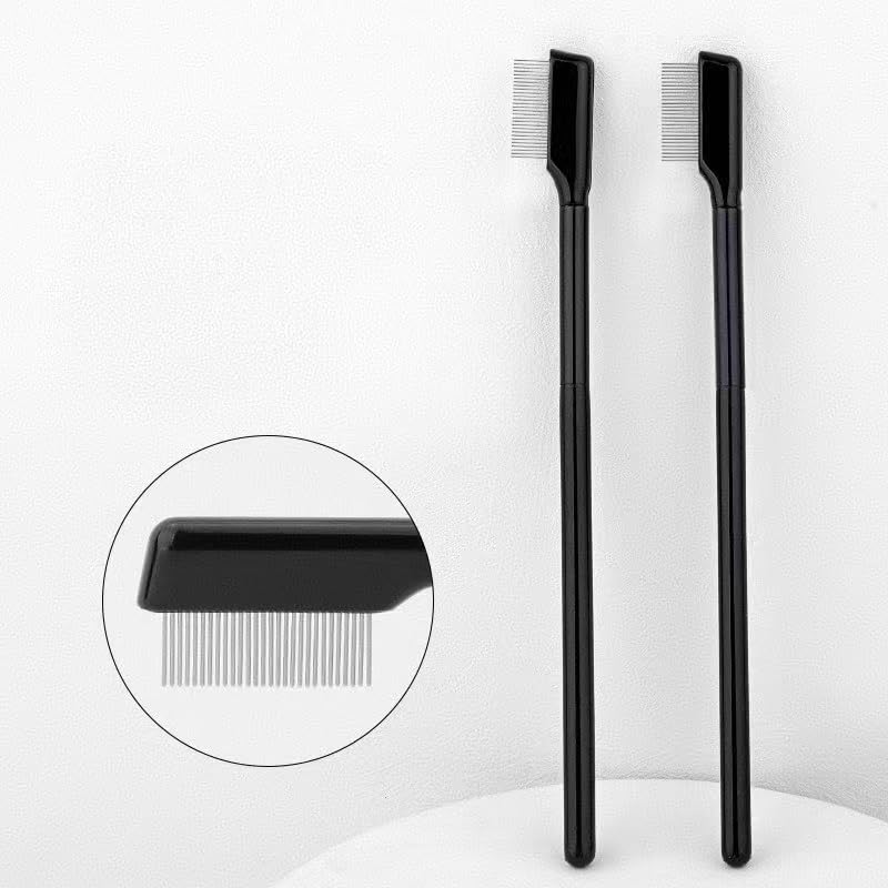 Stlalsa Professional Eyelash Comb and Mascara Separator Brush with Cover