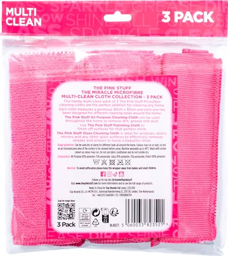 Stardrops The Pink Stuff Miracle Microfibre Cloths - 27 Pack
