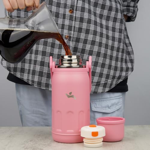 Konokyo 27oz Insulated Water Bottle - Pink Pearl, Leak-Proof