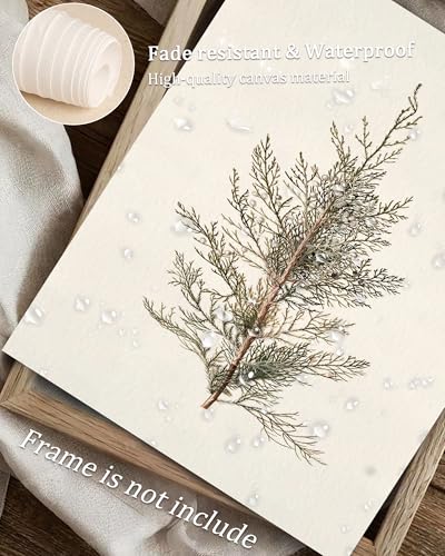 Vodefoad Vintage Cypress Tree Christmas Wall Art - 8x10 Unframed