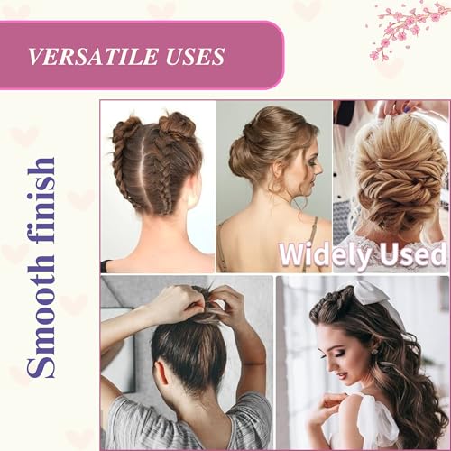 BeYOUtiholics 350-Piece Black U-Shaped Hair Pins 6cm with Storage Box