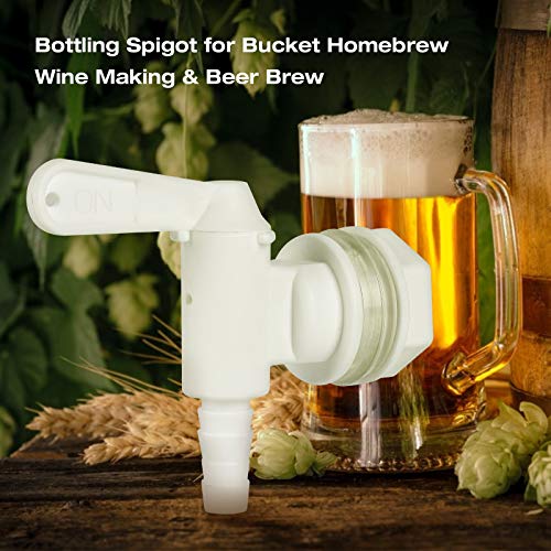 FERRODAY 3 Pack Bucket Spigot, Food-Grade Bottling Spout for Homebrew