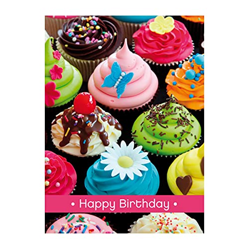 Religious Birthday Card Assortment Box Set - 12 Cards with Envelopes