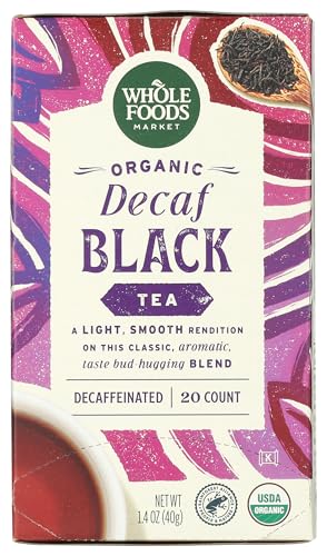 Whole Foods Market Organic Decaf Black Tea Bags - 20 Count