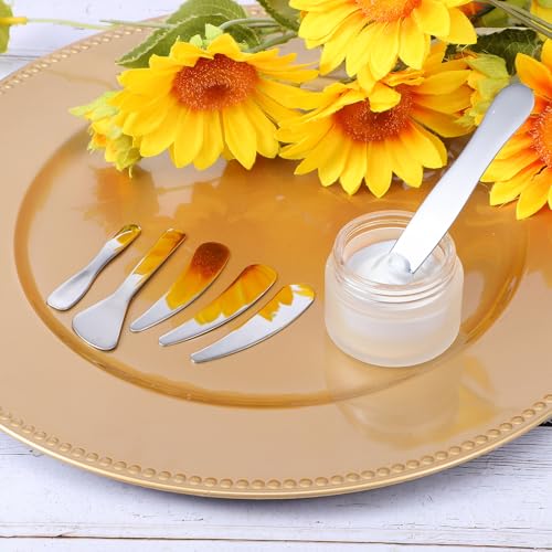 6pcs Mini Stainless Steel Makeup Spatula Set for Skincare