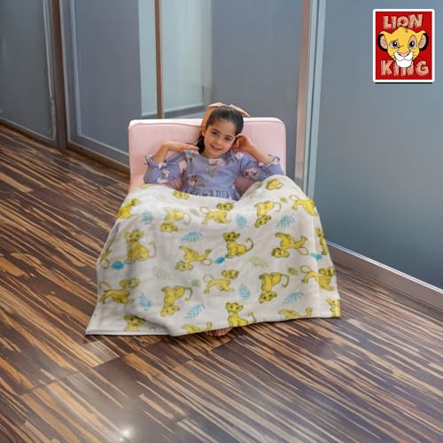 Lion King Throw Blanket | Soft Plush Simba Fleece | 30" x 40"