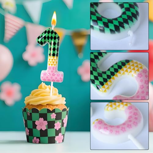 Anime Birthday Number 11 Candle - Comic Book Themed Decoration