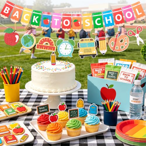 Back to School Banner DIY Kit - Cardstock Welcome Sign Classroom Decor