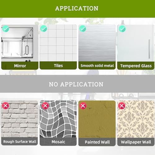 MIUTME 4-Pack Waterproof Shower Caddy Adhesive Hooks