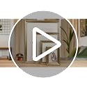 Ornate Vintage 4x6 Picture Frame - Gold Shatter-Resistant Glass