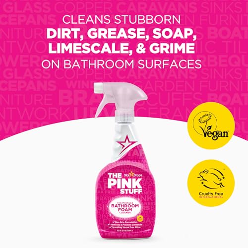 Stardrops The Pink Stuff Miracle Bathroom Foam Cleaner 750ml - 2 Pack