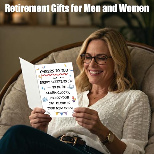 Funny Retirement Card with Envelope | Creative Farewell Gift