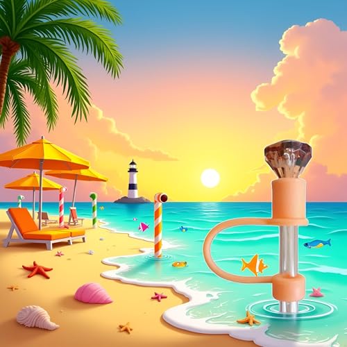 Silicone Straw Topper for Stanley 30 & 40 Oz - Cute Splash Proof Cap (Orange)