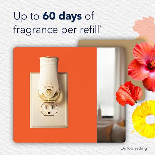 Glade PlugIns Hawaiian Breeze Air Freshener Refills, 2 Count