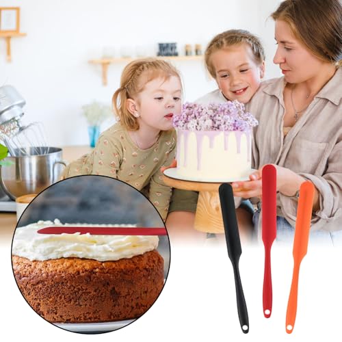 Patty Both 3-Piece Silicone Jar Spatula Set - Heat Resistant Kitchen Utensils