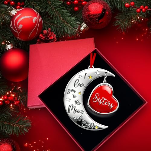 Sister Ornament - Heartfelt Sister Gift for Christmas, Birthday, Wedding - Variation: Sister