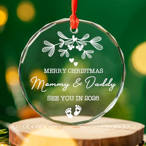 Baby Pregnancy Announcement Ornament for Expecting Parents