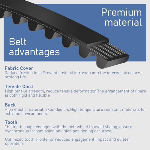 3-Pack Replacement Vacuum Belts for Shark Navigator Lift-Away UV440/UV441
