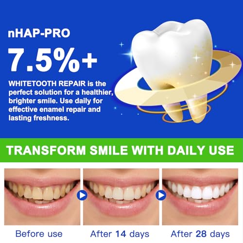 Hydroxyapatite Toothpaste 7.5% - Fluoride-Free Enamel Protection 120g