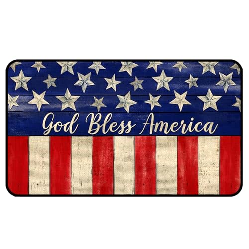 God Bless America Doormat - 250th Anniversary Welcome Mat