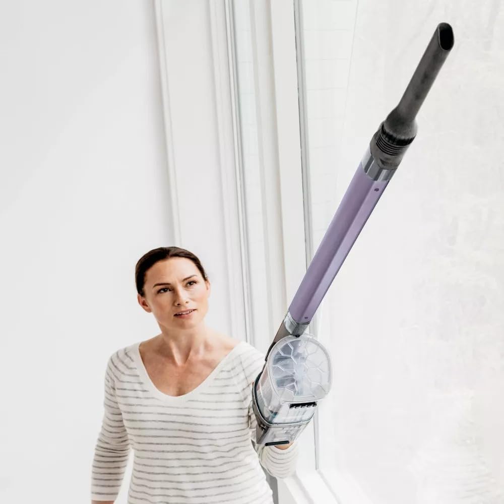 Shark IX141H Cordless Pet Stick Vacuum - Anti-Allergen Seal, XL Dust Cup, 40 Min Runtime, Grey/Purple