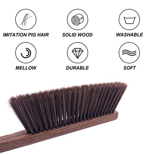 Soft Bristle Hand Broom Cleaning Brush with Wooden Handle