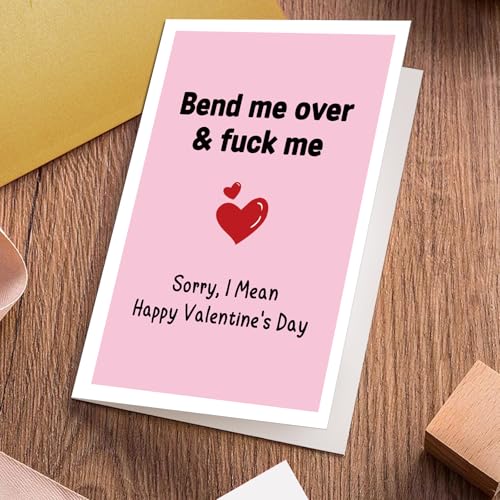 Funny Valentine's Day Card for Him – Raunchy Love Note