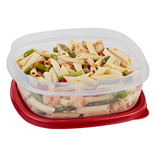 Rubbermaid 9-Cup Food Storage Container with Easy Find Lid, Racer Red