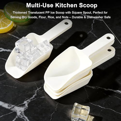 Hubaltuye Flour Funnel Attachment for Stand Mixer with Spoon