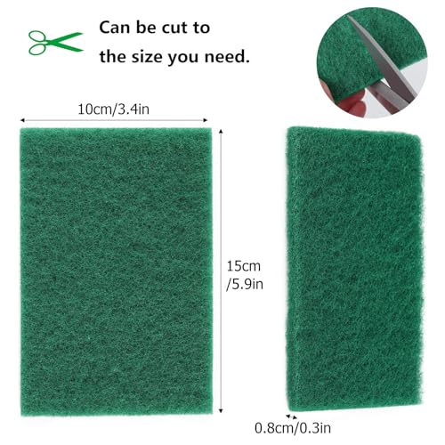 Ohlove 36-Piece Heavy Duty Non-Scratch Scouring Pads for Kitchen Cleaning