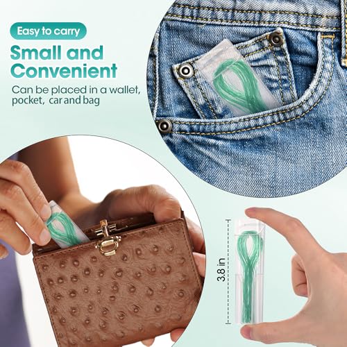 Lit-Pack Dental Floss Threaders for Braces and Bridges, 50 Count Green