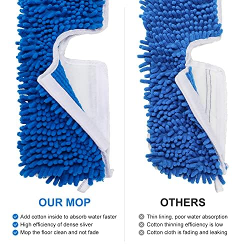 2 Pack Microfiber Mop Head Refill for O Ceda Dual Action System