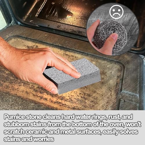 XANGNIER Heavy Duty Oven Cleaning Kit – Deep Cleaning Scraper & Brush Set