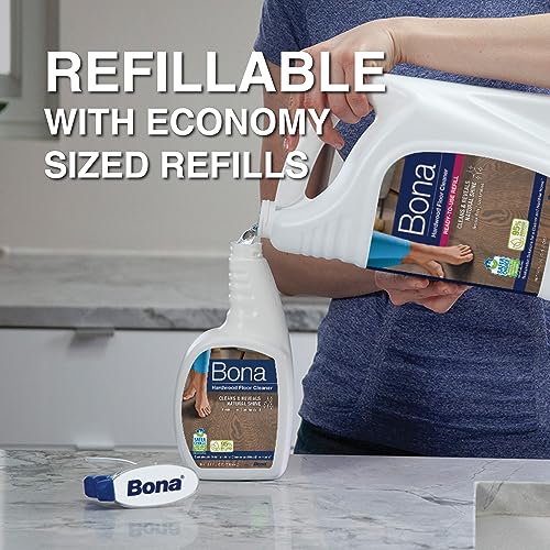 Bona Hardwood Floor Cleaner Spray - Unscented 32 Fl Oz (Pack of 2)