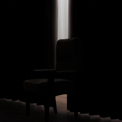 EMEMA Ivory White Linen Blackout Curtains - Thermal Insulated Room Darkening Drapes | 63 Inch Length, 2 Panels