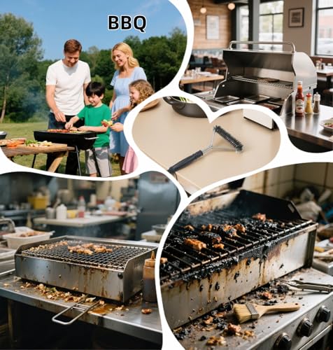 12-Inch Heavy Duty Stainless Steel BBQ Grill Brush with Y-Shape Head