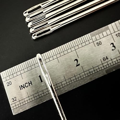 10-Inch Upholstery Needle with Large Eye - 3mm Thickness