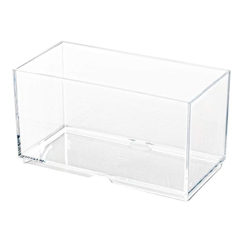 Restaurantware 2.5 Ounce Dessert Cups 100 Rectangle Appetizer Cups - Stackable Disposable Clear Plastic Tiramisu Cups For Snacks And Desserts Ideal For Parties Buffets Or Catering