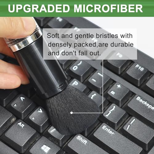 HDongany 4-Pack Microfiber Dusting Brushes for Electronics & Car Interior