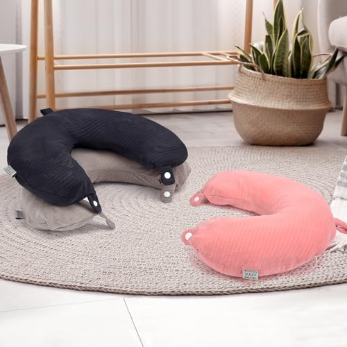 Zebrabox Travel Neck Pillow Cover - U Shape Case in Black