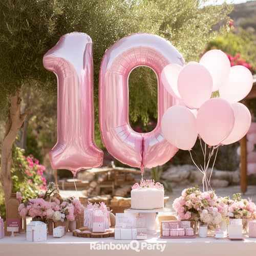 Pink Foil Number 1 Balloon - 40 Inch Giant Party Decoration