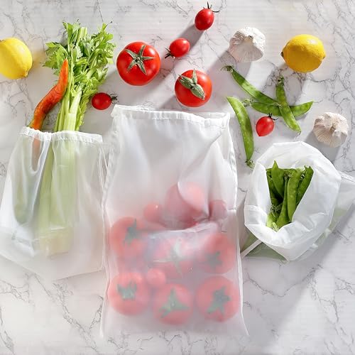 COKUMA 3-Pack Reusable Nut Milk Bags - 9.5" x 14" Fine Mesh Strainers