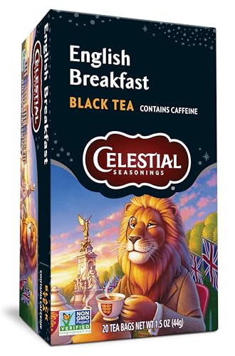 Celestial Seasonings English Breakfast Black Tea - 20 Count