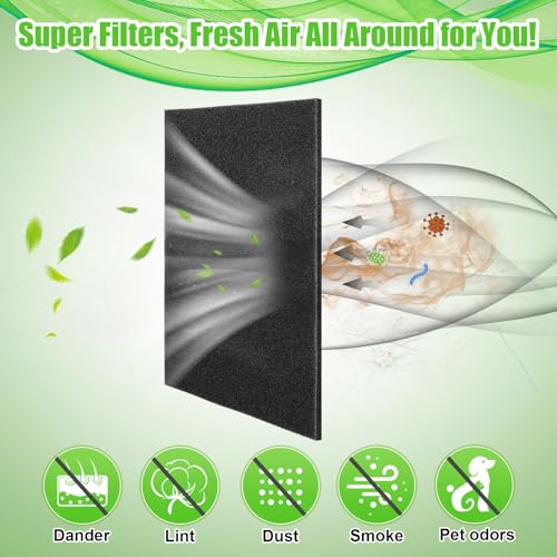 MADHOLLY Cut-to-Fit Air Conditioner Filter Pad - 15.7" x 59" x 0.3" Washable