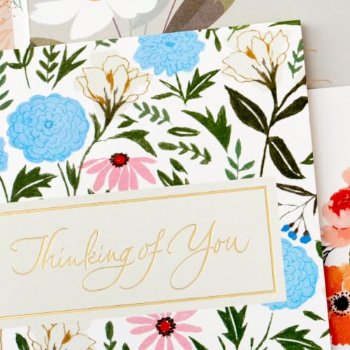 Hallmark Sympathy Cards Assorted Pack - 16 Floral Designs