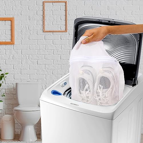 Mozeat Lens Large Honeycomb Mesh Laundry Bag for Sneakers