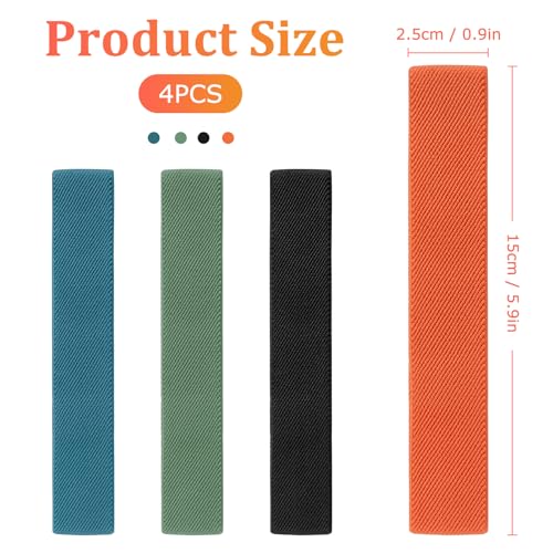 Adjustable Bento Box Strap 4-Pack - Universal Lunch Container Fixing Straps
