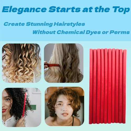Foam Hair Rollers 10Pcs Soft Sleep-In Heatless Curlers